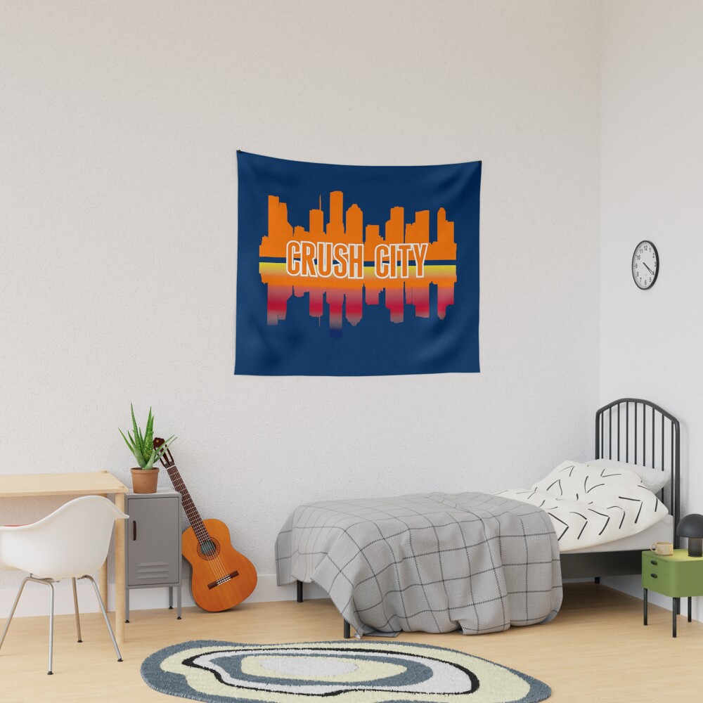 Houston Nickname Crush City Skyline | Poster