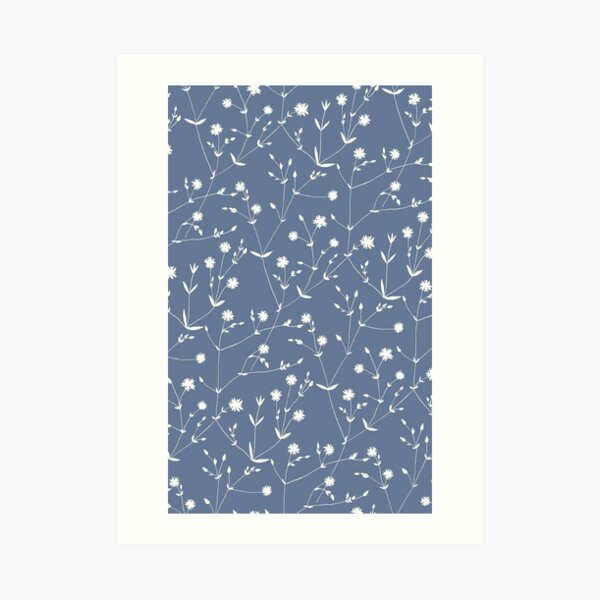 Blue Flr Art Print