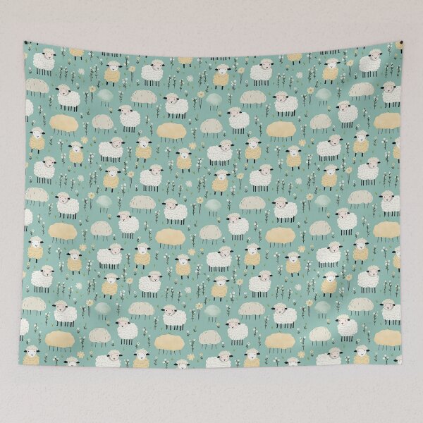 Item preview, cute sheep designed and sold by NatthyDesign.