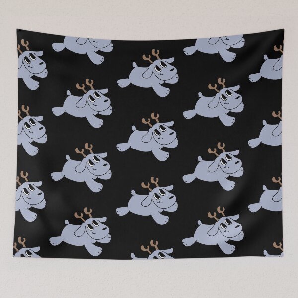 Item preview,  Cute kawaii Christmas reindeer beagle dog groovy retro xmas time vibes designed and sold by TNwandesignart.