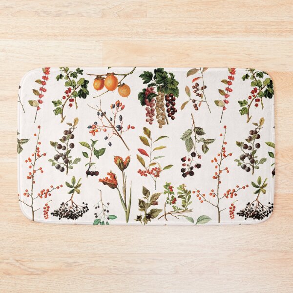 Item preview, Vintage Wild Fruit Chart Aesthetic Pattern designed and sold by Nature Hues.