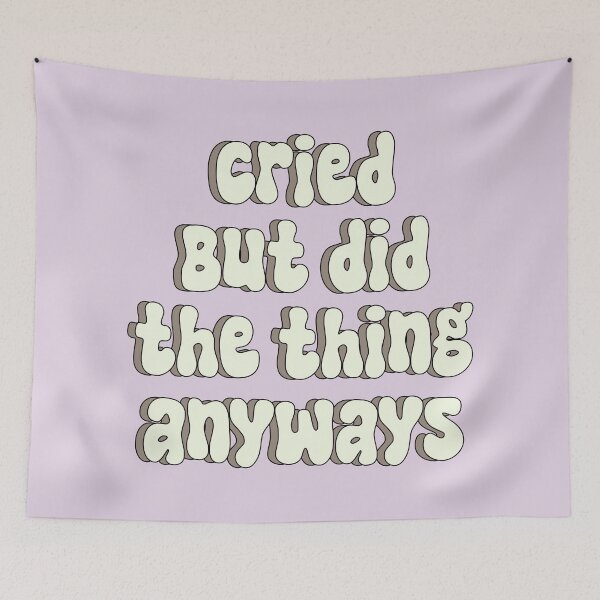 Item preview, Cried but did the thing anyway designed and sold by majin666bkk.