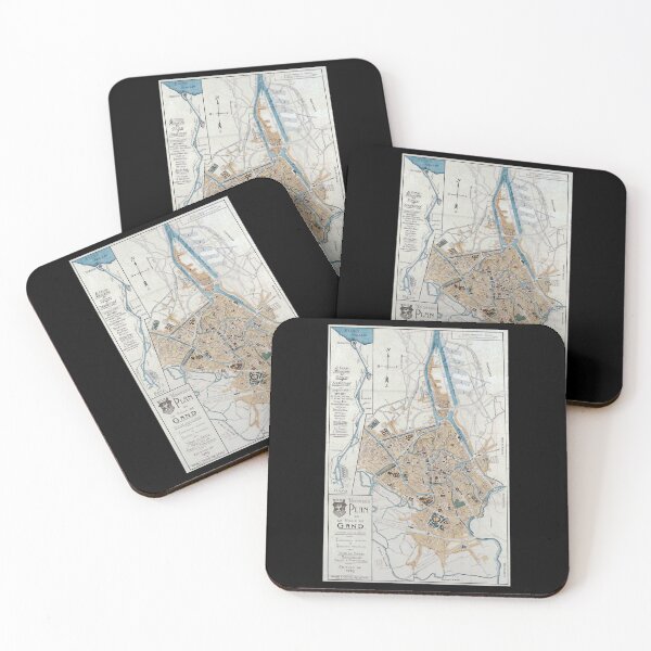Item preview, Vintage Map of Ghent Belgium (1905) designed and sold by armel-aettiford.