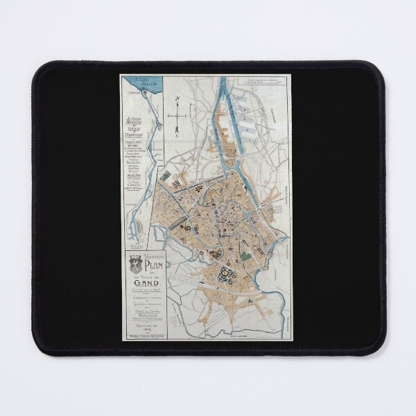 Item preview, Vintage Map of Ghent Belgium (1905) designed and sold by armel-aettiford.