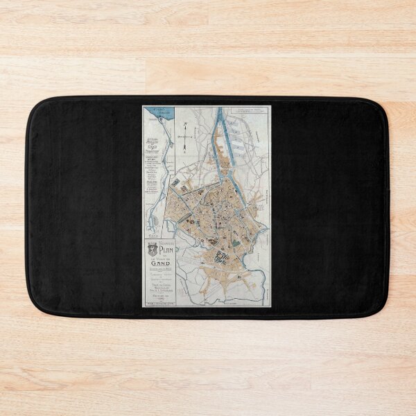 Item preview, Vintage Map of Ghent Belgium (1905) designed and sold by armel-aettiford.