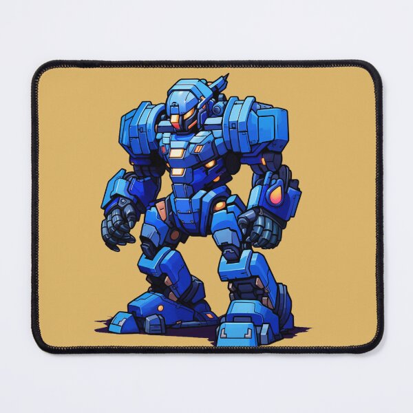 Item preview, Magma blue mecha with orange details designed and sold by Atelier-Arcano.