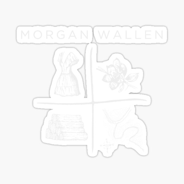 Morgan Wallen Sticker for Sale by Ashley Goodliffe