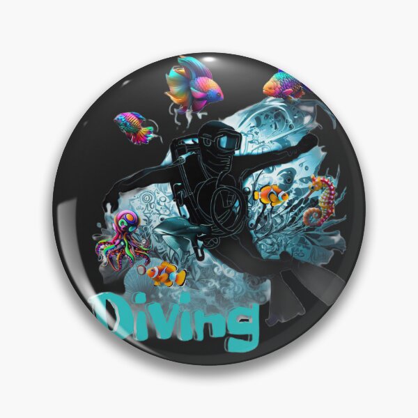 Item preview, diving, designed and sold by KICIART.