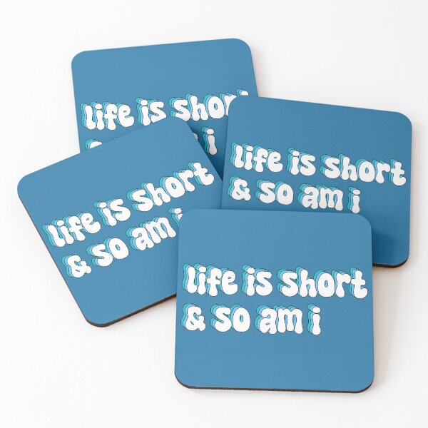 Item preview, life is short and so am i designed and sold by majin666bkk.