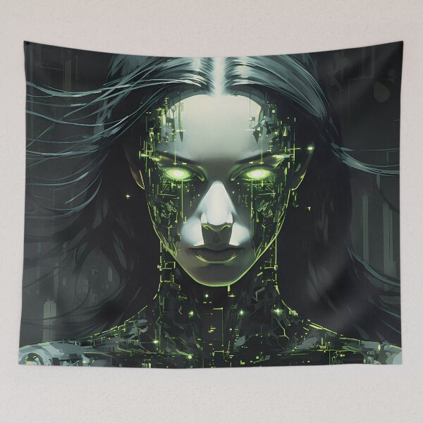 Item preview, “Tech Siren of the Future” designed and sold by Art-Vortex-fr.