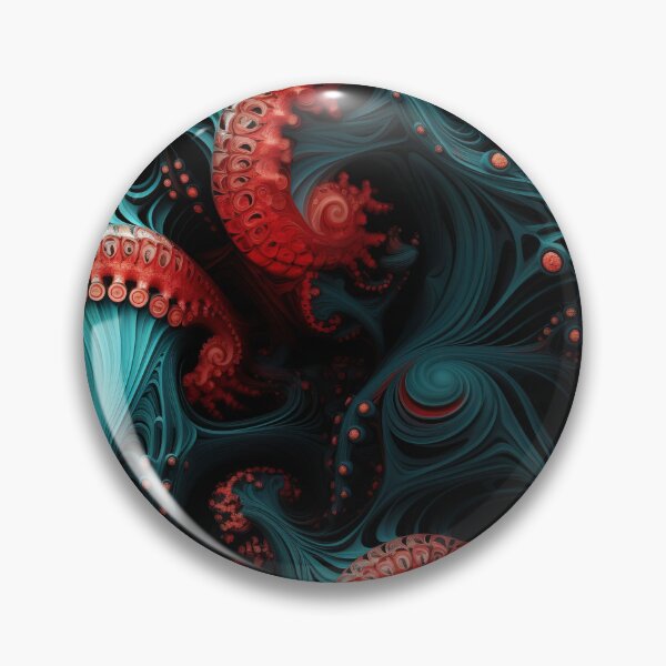 Item preview, Modern fractal design reminiscent of octopuses designed and sold by Pflugart.