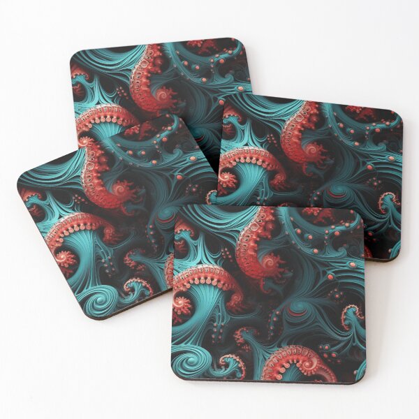 Item preview, Modern fractal design reminiscent of octopuses designed and sold by Pflugart.