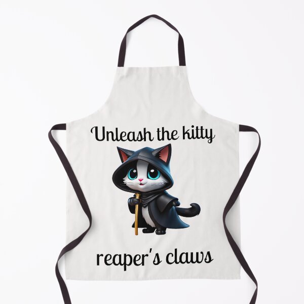 Item preview, Unleash the Kitty reaper's claws! Cat Reaper designed and sold by CuteCatsCoffee.