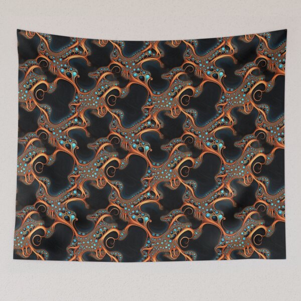 Item preview, Modern fractal design reminiscent of octopuses designed and sold by Pflugart.