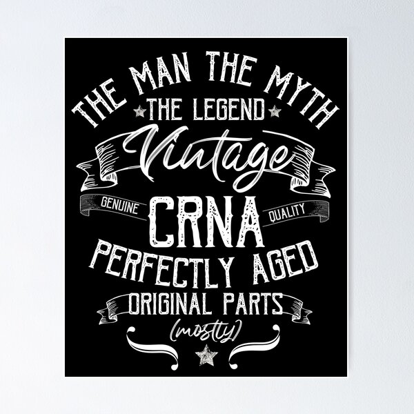 Vintage CRNA Poster