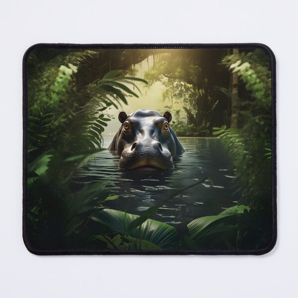Item preview, Hippopotamus in the river designed and sold by Jackflash2023.