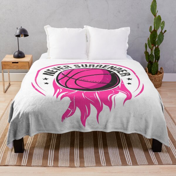 Item preview, Never Surrender Breast Cancer Awareness Basketball Survivor designed and sold by Salmaniix.
