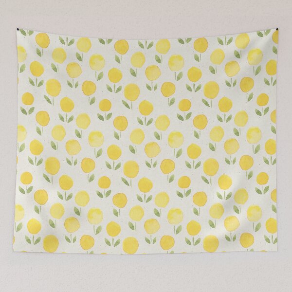 Item preview, Yellow flowers pattern  designed and sold by possibdesign.