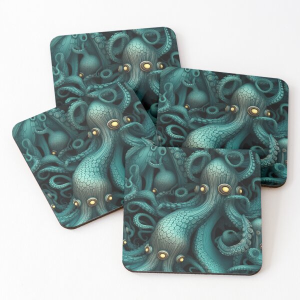 Item preview, Modern fractal design reminiscent of octopuses designed and sold by Pflugart.
