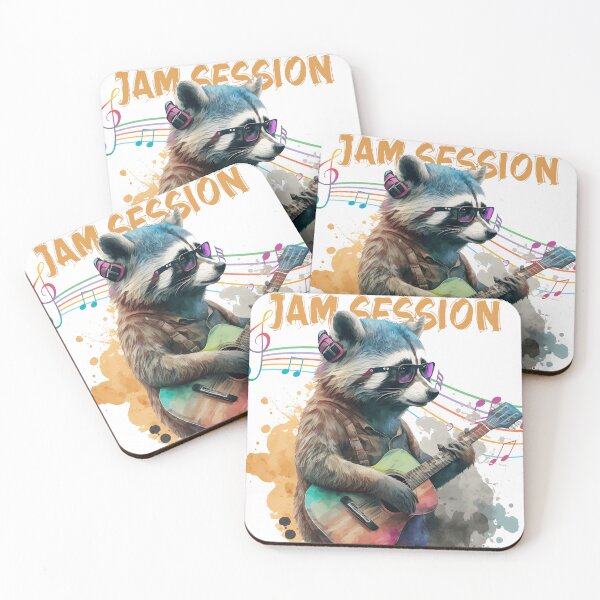 Item preview, Raccoon Jam Session designed and sold by saflimbenly.