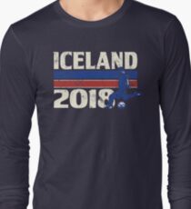 Iceland Soccer 2018 for World Cup in Russia Long Sleeve T-Shirt