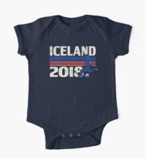 Iceland Soccer 2018 for World Cup in Russia One Piece - Short Sleeve