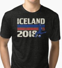 Iceland Soccer 2018 for World Cup in Russia Tri-blend T-Shirt