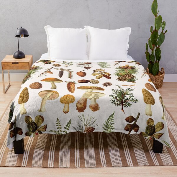 Item preview, Vintage Forest Treasures Chart Aesthetic Pattern designed and sold by Nature Hues.