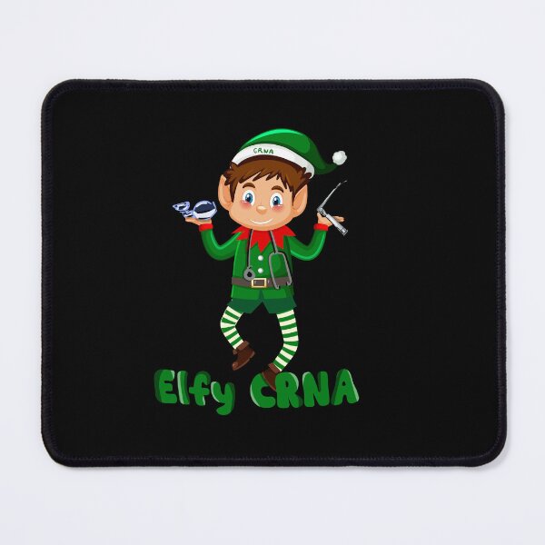 Item preview, Elf CRNA, Christmas CRNA Anesthesia  designed and sold by ShopFANA.