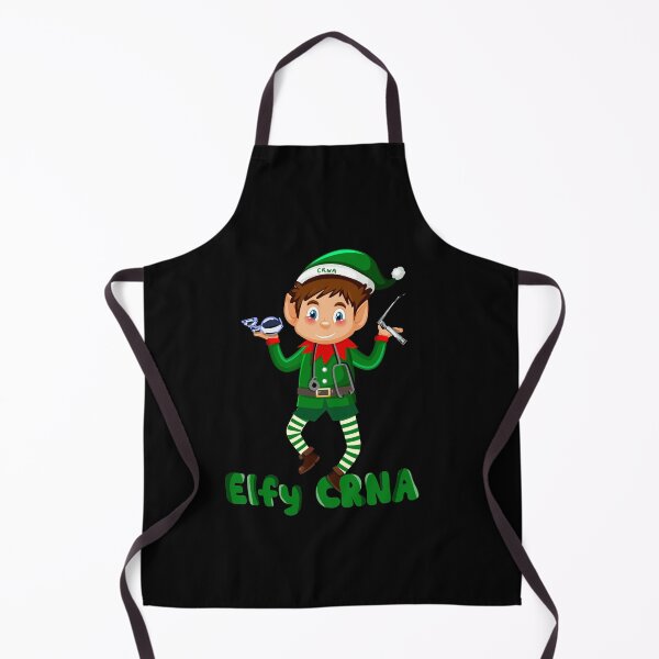 Item preview, Elf CRNA, Christmas CRNA Anesthesia  designed and sold by ShopFANA.