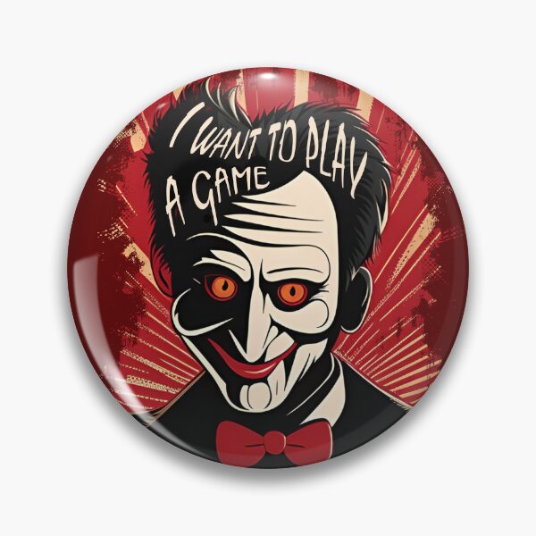 Item preview, SAW X ( saw 10 ) I Want To Play A Game movie billy puppet designed and sold by ironpalette.