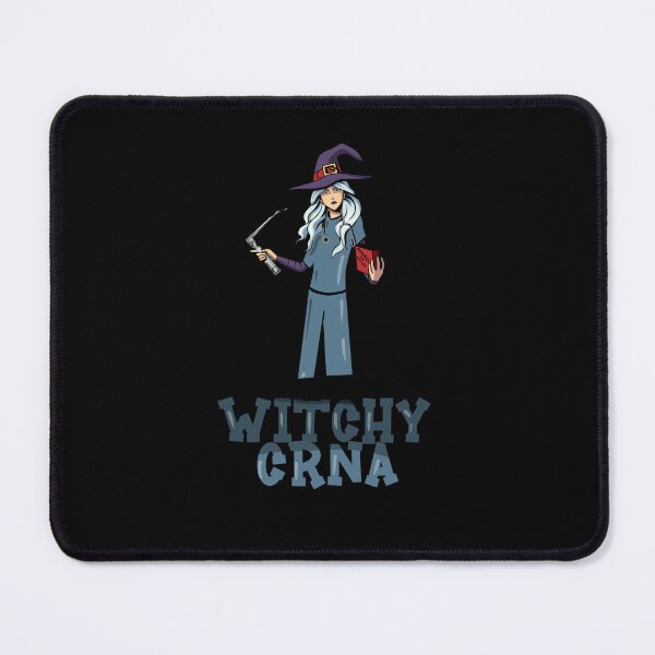 Item preview, Witch CRNA, Witchy Halloween Anesthesia designed and sold by ShopFANA.
