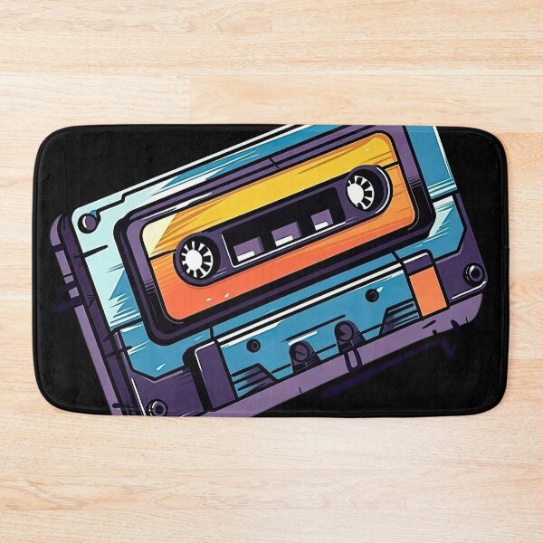 Item preview, Retro Music Cassette in Trendy Vibrant Colors designed and sold by eyestetix.
