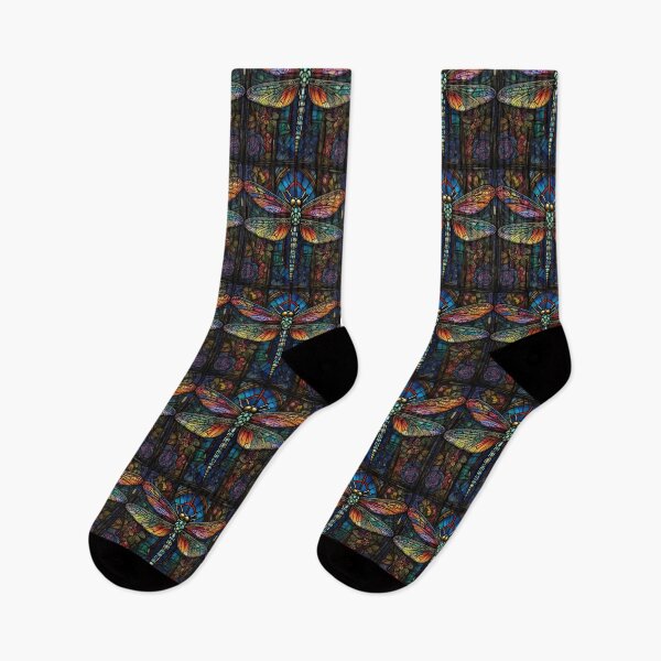 Item preview, Dragonfly Stained Glass Art designed and sold by druidwolfart.