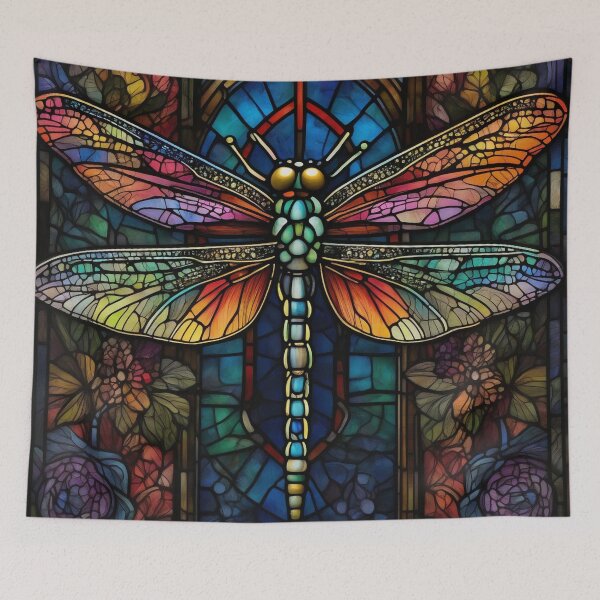 Item preview, Dragonfly Stained Glass Art designed and sold by druidwolfart.