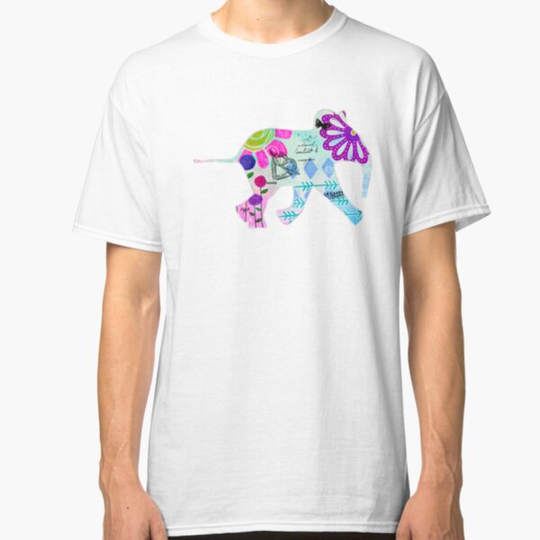 Sweet Colorful Baby Elephant Classic T-Shirt