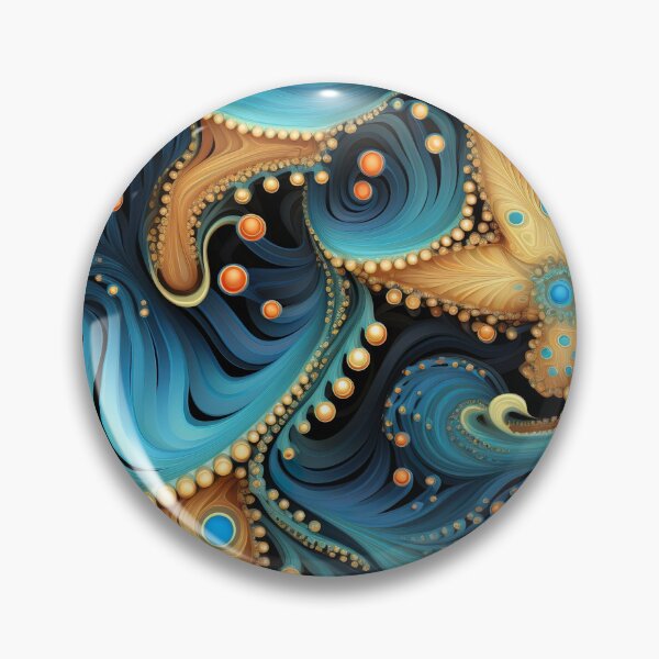 Item preview, Modern fractal design reminiscent of octopuses designed and sold by Pflugart.