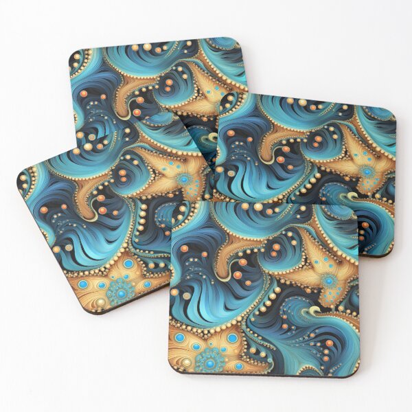 Item preview, Modern fractal design reminiscent of octopuses designed and sold by Pflugart.
