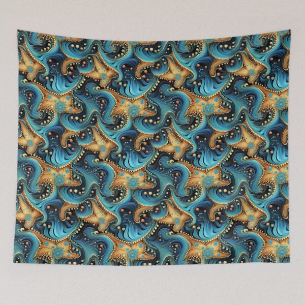 Item preview, Modern fractal design reminiscent of octopuses designed and sold by Pflugart.