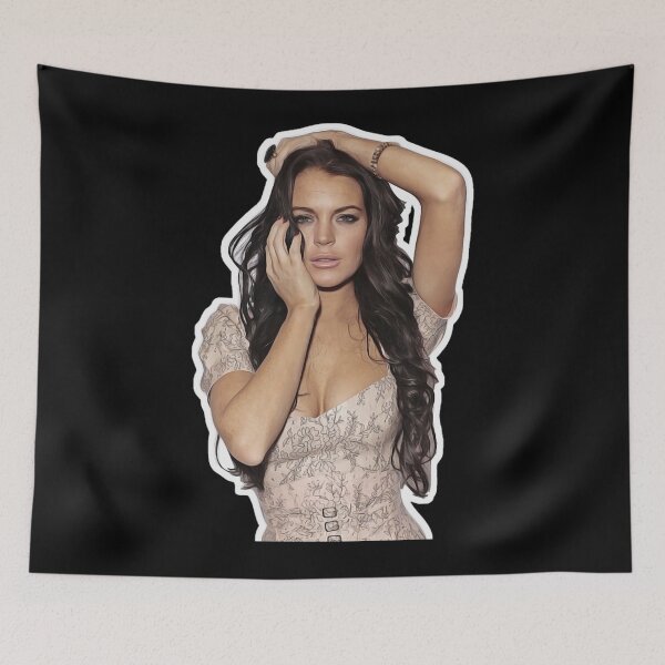 Item preview, LINDSAY actor LOHAN - Celebrity (Oil Paint Art) designed and sold by KohsoomBuaban.