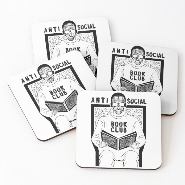 Item preview, Antisocial Book Club - Booktrovert designed and sold by TheHellSong.