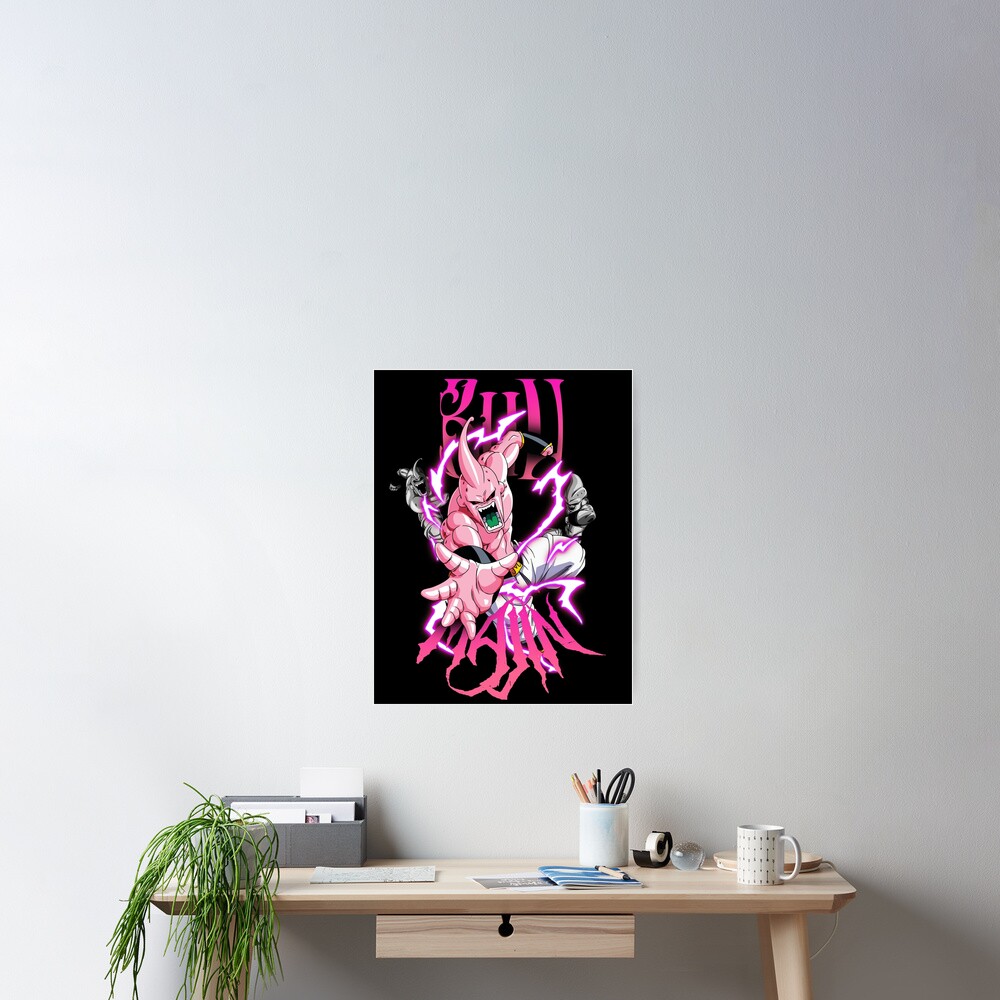 Majin Buu Streetwear anime design for dragon ball Poster for Sale by  WahomeV