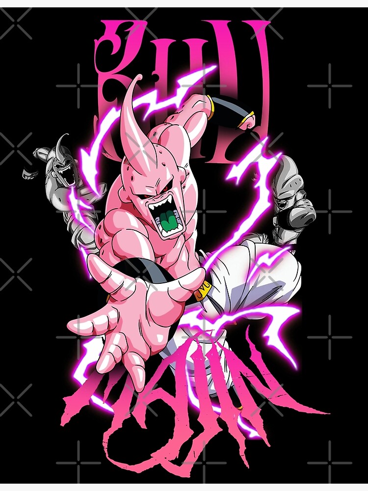 Majin Buu Streetwear anime design for dragon ball Poster for Sale by  WahomeV