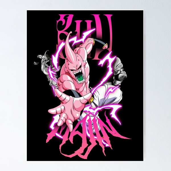 Majin Buu Streetwear anime design for dragon ball Poster for Sale by  WahomeV