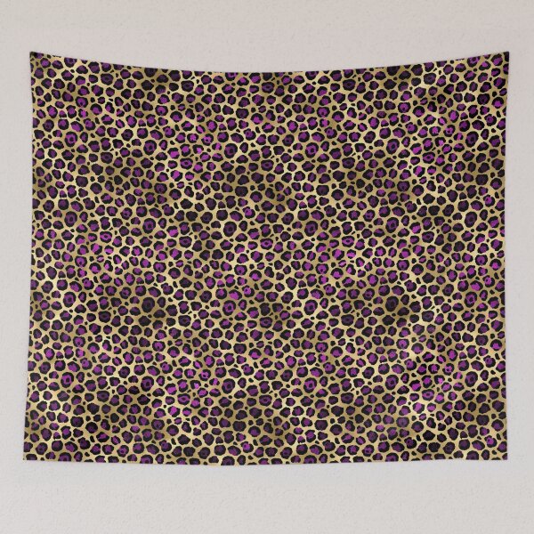 Item preview, Purple Leopard Spots Animal Skin Seamless Pattern designed and sold by solrevolver.