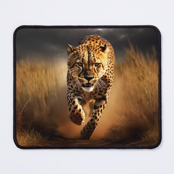 Item preview, Cheetah in action: lightning-fast chase in the African savannah designed and sold by Jackflash2023.