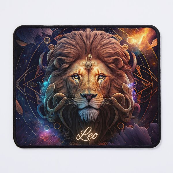 Item preview, Leo Astrology Art: The Majestic Lion designed and sold by ieluxury.