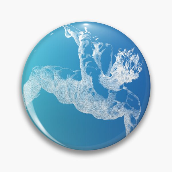 Item preview, Illusion azul y blanco designed and sold by Roundd.
