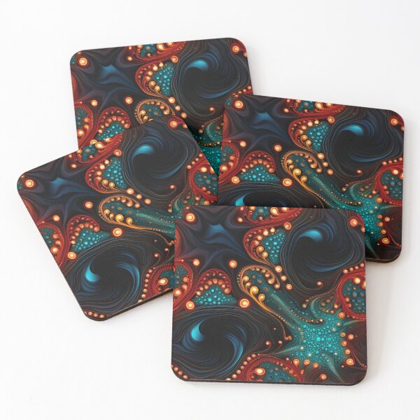 Item preview, Modern fractal design reminiscent of octopuses designed and sold by Pflugart.
