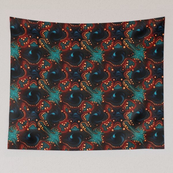 Item preview, Modern fractal design reminiscent of octopuses designed and sold by Pflugart.